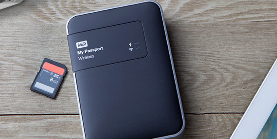 New Gear: Western Digital My Passport Wireless Hard Drive With Built-In SD Card Slot