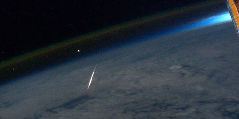 Astronaut Captures Photo of Meteor From Above