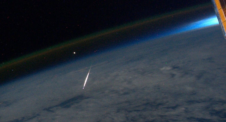 Meteor Shower From Above