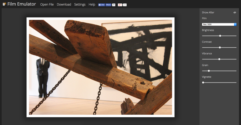 Free Online Editor Offers Extensive Film Emulations