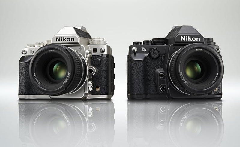 Nikon DF DSLR in Silver and Black