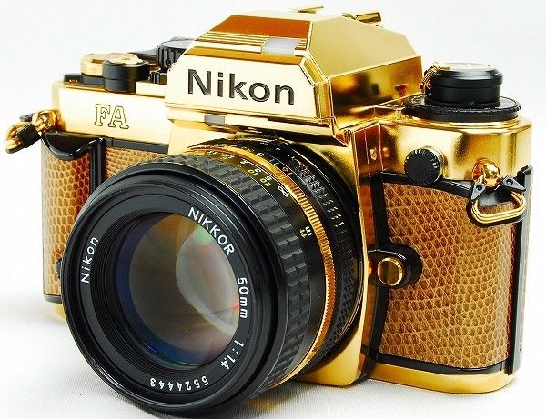eBay Watch: 24 Karat Gold Nikon FA Camera Grand Prix '84 Edition