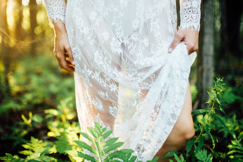 The Dress: lace dress from amazon for portrait photography