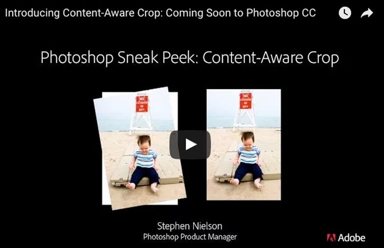 Photoshop Content-Aware Crop