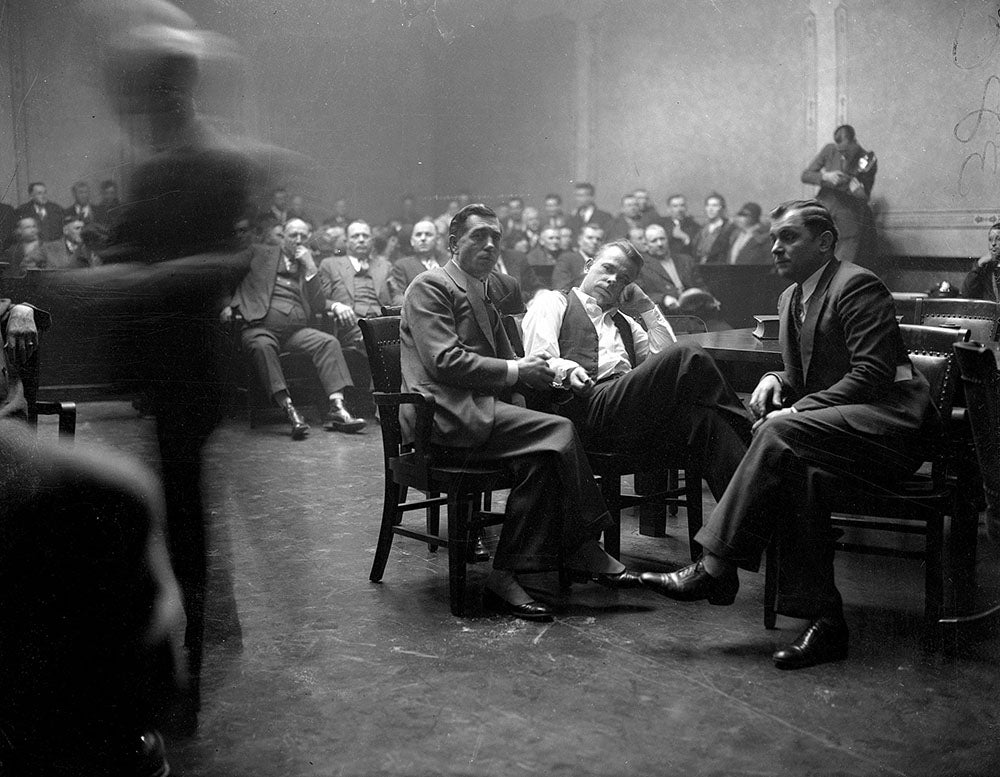 John Dillinger at Trial