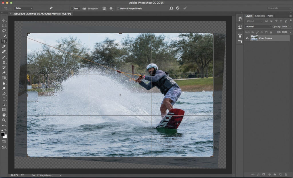 Fix raw photo exposure using Adobe Camera Raw in Photoshop