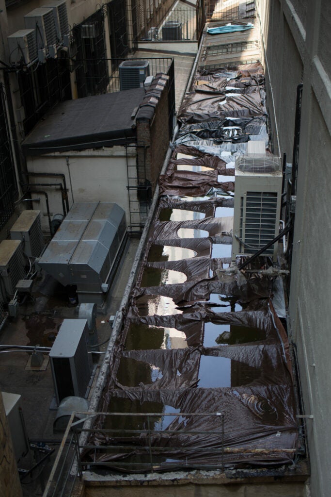 The focus hit the air conditioning unit on the right and it’s rendered very sharp. I probably should have been shooting at a more narrow aperture in this situation, but I was really determined to see how the lenses performed wide open. The high-contrast is kept in check rather nicely here.