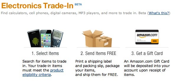 Amazon trade-in