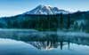 Mount Rainier: Blue Reflections
