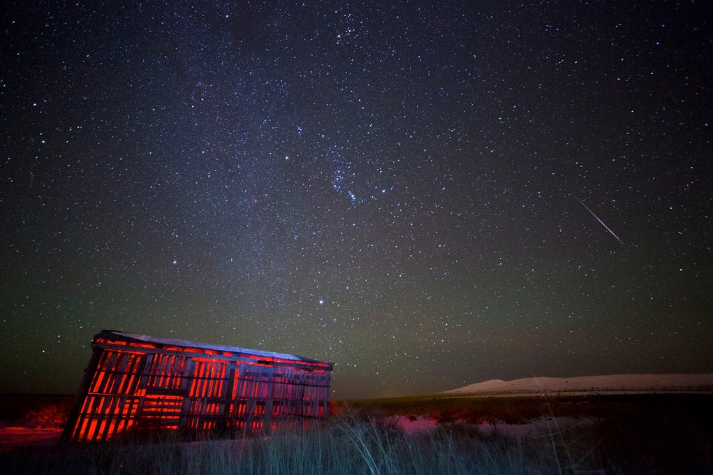 Today's Photo of the Day comes from Flickr user CaptDanger and was shot outside of Estancia, New Mexico during the annual Leonid meteor shower. The spectacular star show was captured on a Canon EOS 5D Mark III with a 15-30mm with a 30 sec exposure at f/3.5, ISO 6400. See more of CaptDanger's work <a href="http://www.flickr.com/photos/captdanger/">here.</a>