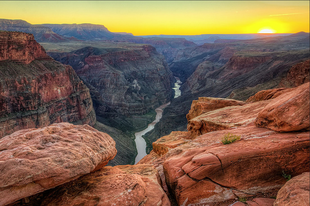 Today's Photo of the Day comes from Thom Polimeros and highlights a section of the Colorado River that runs through Arizona. Polimeros shot with a Canon EOS 60D and a 17-50mm lens at 1/8 sec, f/13 and ISO 100. "The river looks like a ribbon from here but it's actually 200-300 yards wide," he writes. "Took me three hours to drive out there in a Dodge Journey SUV of which the last 10 miles took an hour." See more work <a href="https://www.flickr.com/photos/30974317@N06/">here. </a>