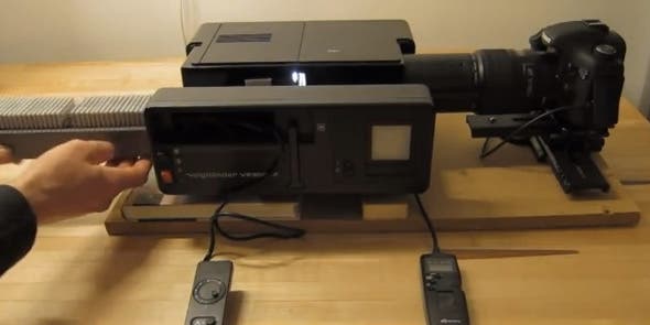 A DIY Rig for Scanning Hundreds of Slides In a Hurry A DIY Rig for Scanning Hundreds of Slides In a Hurry