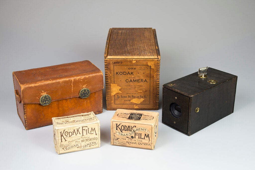old Kodak film and cameras