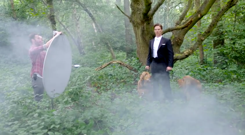 Behind the Scenes of a Benedict Cumberbatch Photoshoot for Vanity Fair