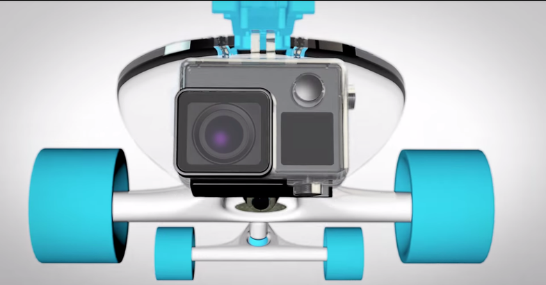 Jelly RiserBlocks Integrated GoPro Camera Mount Skateboard