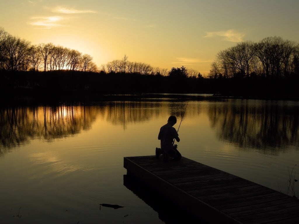 A boy and his fishing