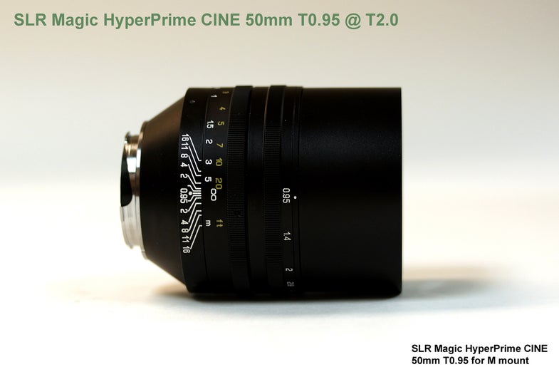 SLR Magic HyperPrime CINE 50mm T0.95
