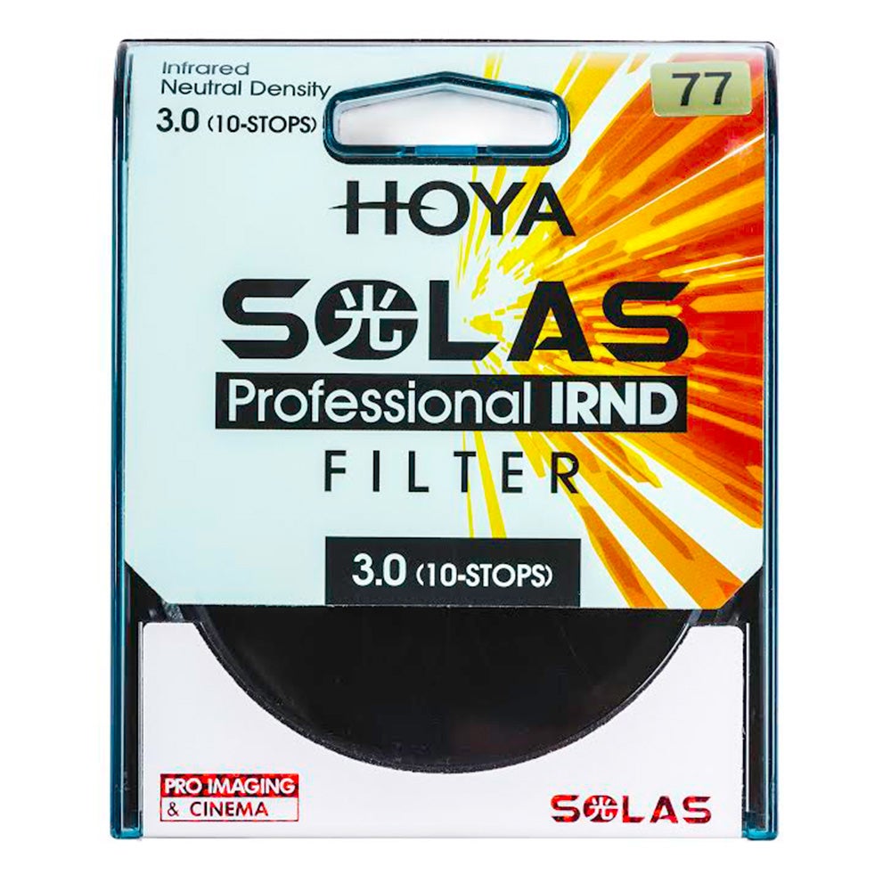 Hoya Solas IRND filter packaging