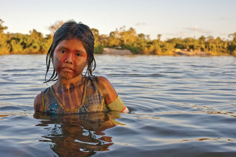 Young Kayapo girl