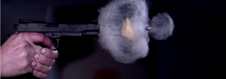 Watch a gun fired in 73,000 fps super slow motion