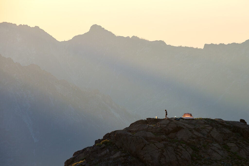 Camping Sunset