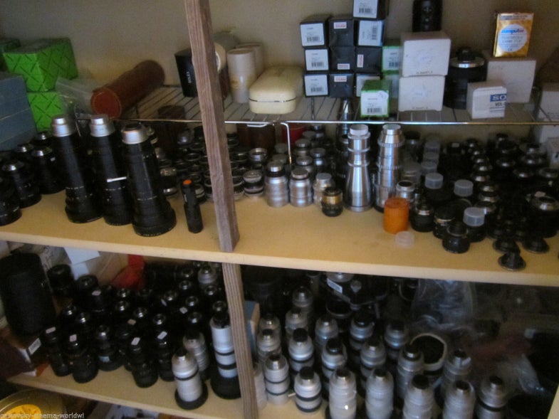 Classic cinema lens collection on-sale for a million dollars on ebay