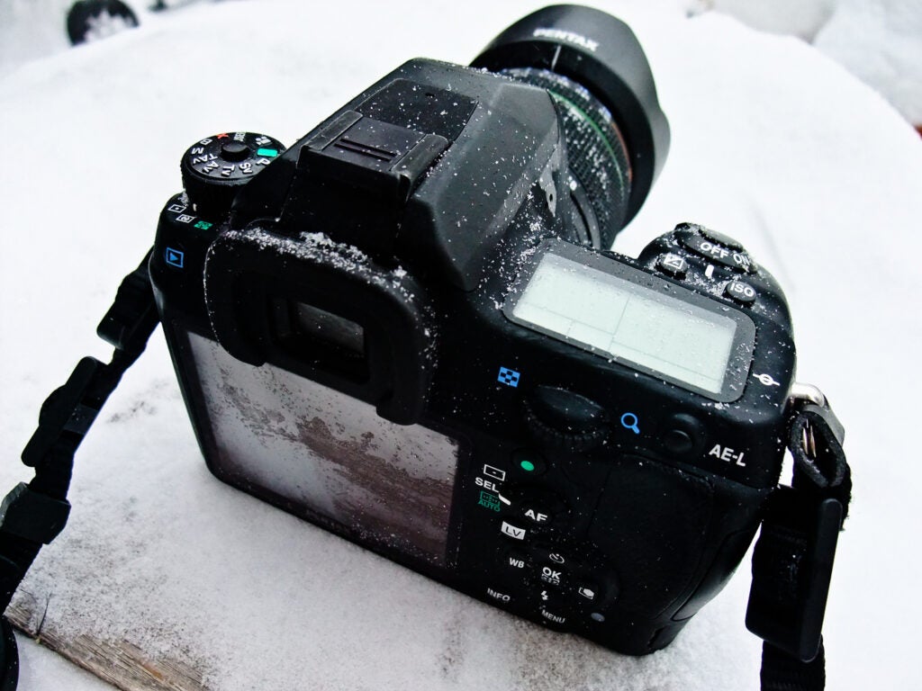 camera in snow