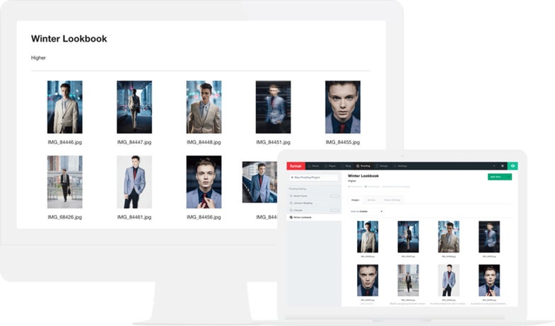 Format offers client proofing services for photographers