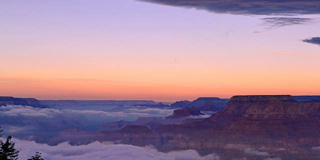 Grand Canyon Fills with Clouds
