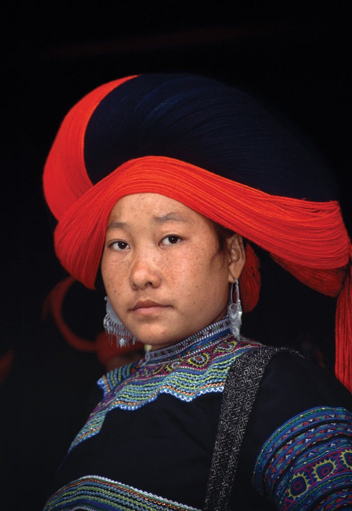 Hill tribe woman, Bac Ha, Vietnam