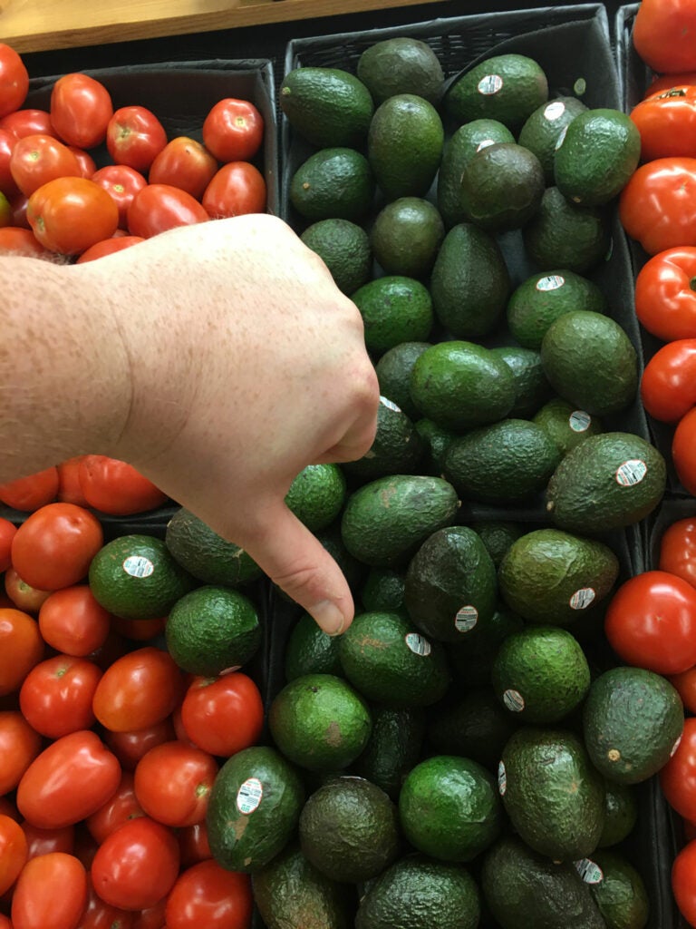 Thumbs Down Avocados