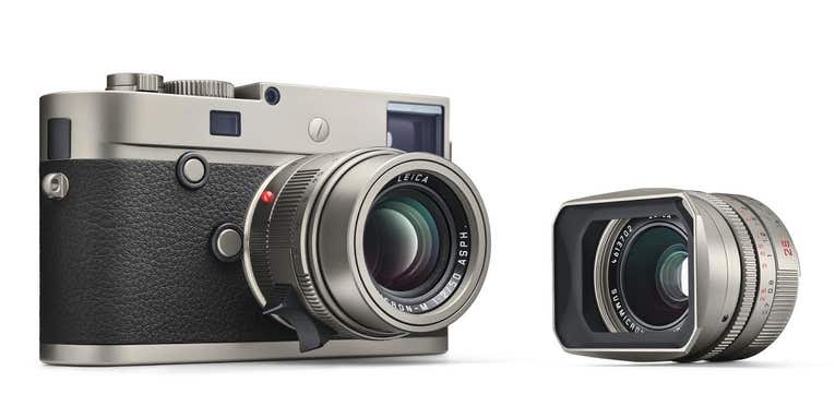 The Limited Edition Leica M-P Titanium Camera Kit Is As Beautiful As You’d Think