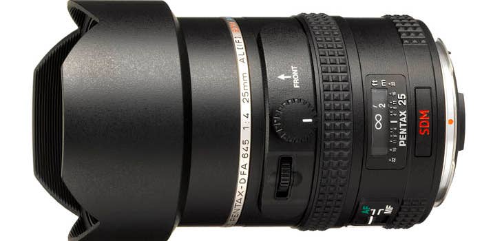 Pentax Announces 25mm f/4 lens for 645D Medium Format System Pentax Announces 25mm f/4 lens for 645D Medium Format System