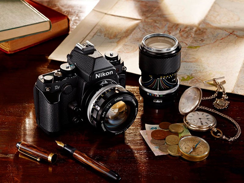 Nikon DF DSLR With Vintage Nikon F Lenses