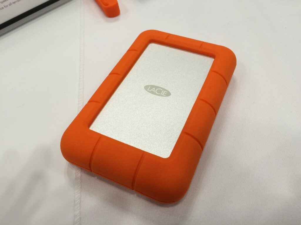 Lacie has quietly been building its line of portable Rugged drives, and the newest model cranks the capacity all the way up to 4 TB for just $250. It only connect via USB 3.0, but the drive itself is reinforced against drops and other environmental hazards. It's also extremely compact.