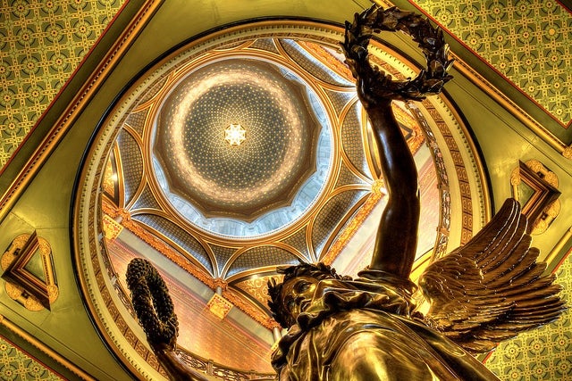 Today's Photo of the Day comes from Ilirjan Rrumbullaku and was taken in Hartford, Connecticut inside the State Capitol Building. This bronze statue of Randolph Rogers is over 17 feet tall and weighs 3.5 tons. This low angle perspective of the massive statue was captured on a Canon EOS 70D with a EF17-40mm f/4L USM lens. See more of Rrumbullaku's work <a href="http://www.flickr.com/photos/125701341@N07/">here.</a>
