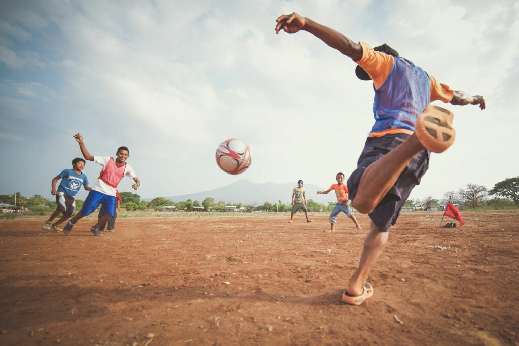 Soccer in the barrios of Nicaragua