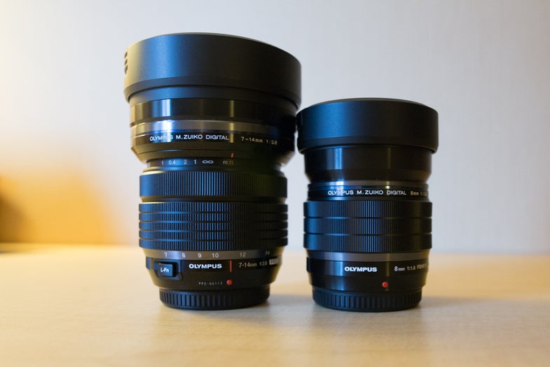 The new Olympus M.Zuiko ED 7-14mm f/2.8 PRO and M.Zuiko 8mm f/1.8 PRO Fisheye