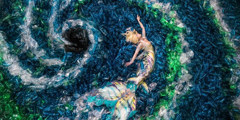 Photographer Benjamin Von Wong’s Elaborate Mermaid Photos Shine a Light On The Problems With Plastic
