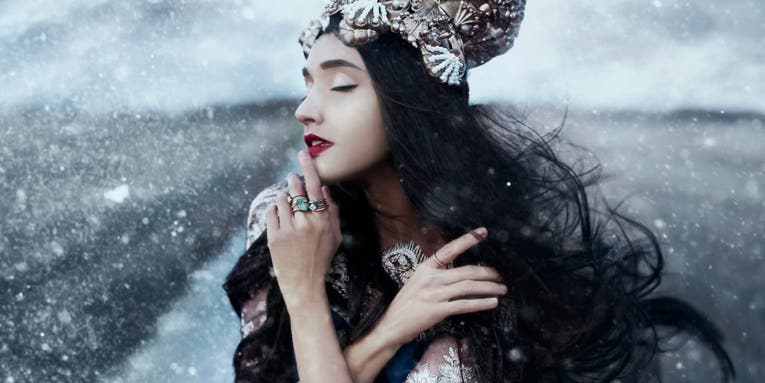 Watch Bella Kotak Edit a Winter-Themed Fantasy Image