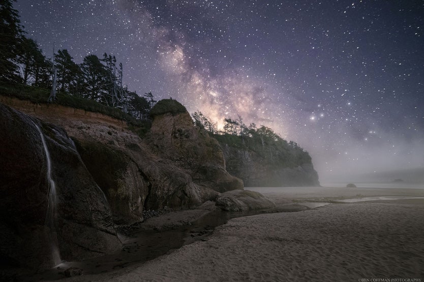 Today's Photo of the Day was captured by Ben Coffman along the Oregon coast. Ben says the musician Mark Langean influenced this long exposure of a star filled sky. See more of Ben's work<a href="http://www.flickr.com/photos/ben_coffman/"> here. </a>