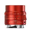 Leica APO Summicron-M 50mm f/2 ASPH Lens in bright red