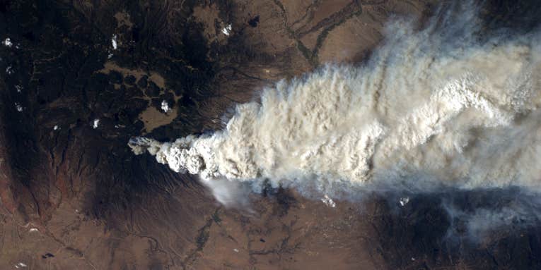 The New Mexico Wildfires As Seen From Space