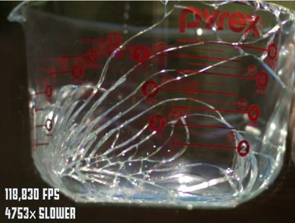 Super Slow Motion Glass Breaking Footage