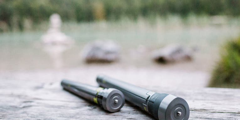 Lumapod is a portable, lightweight tripod that sets up in four seconds