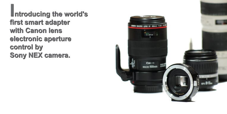 New Gear: Canon EF to Sony NEX Smart Adapter
