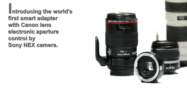 New Gear: Canon EF to Sony NEX Smart Adapter New Gear: Canon EF to Sony NEX Smart Adapter