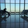 Sleeping Guy in Airport