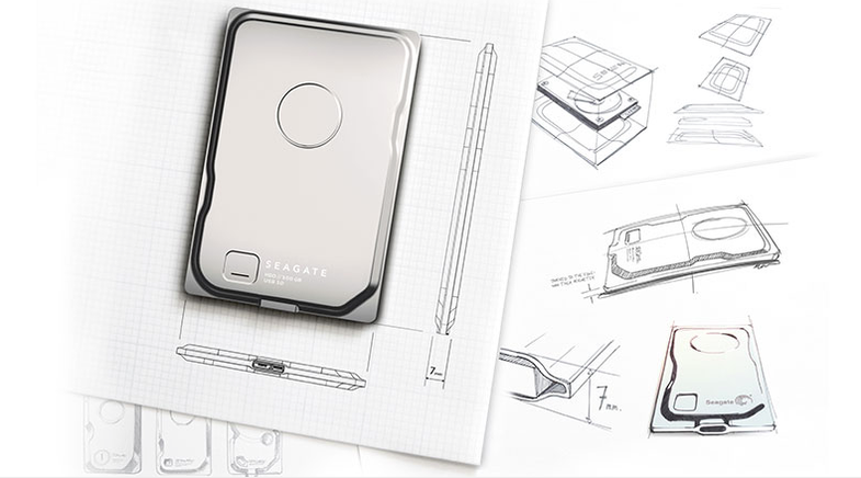 Seagat Seven World's Thinnest Portable Hard Drive