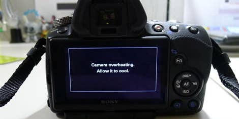 Tested: Sony A33 and A55 Video Overheating Issue Tested: Sony A33 and A55 Video Overheating Issue